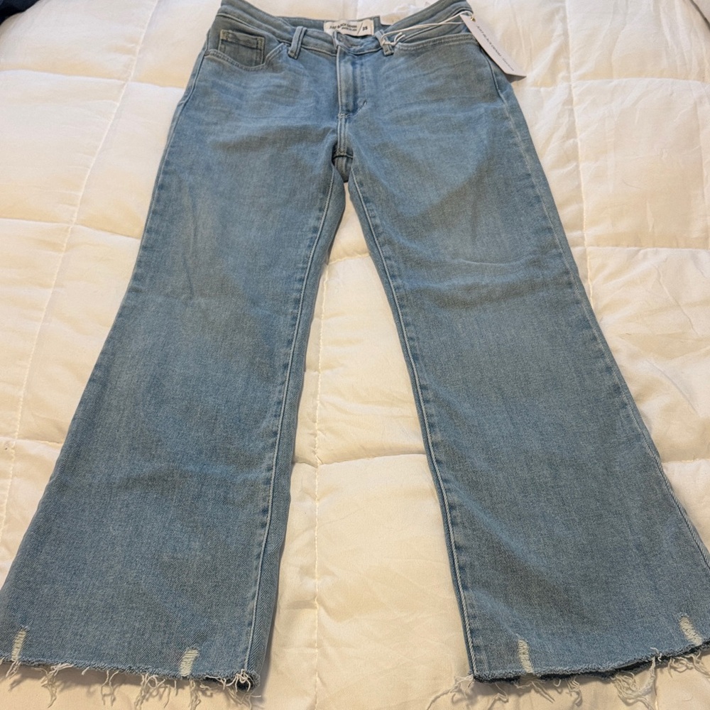 Just Black Denim Flare Jeans in Light Blue